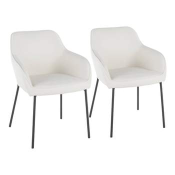 Set of 2 Daniella Contemporary Dining Chairs - LumiSource
