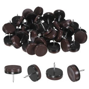 Unique Bargains Nail-on Furniture Sliders Chair Leg Protectors 40 Pcs - 1 of 4