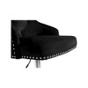 Meridian Furniture,Claude Black Velvet Adjustable Stool - 4 of 4
