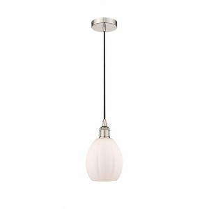 Eaton - 1 Light Cord Hung Mini Pendant In Industrial Style-10.75 Inches Tall and 5.5 Inches Wide - 1 of 1