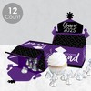Big Dot of Happiness Purple Grad - Best is Yet to Come - Treat Box Party Favors - 2025 Purple Graduation Party Goodie Gable Boxes - Set of 12 - 3 of 4