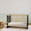 Pro Goleem 3-in-1 Convertible Crib (Black with Driftwood) - 3 of 4