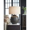 Signature Design by Ashley Carlenbury Metal Table Lamp, Antique Brown Finish, 29" Height, Drum Shade - 2 of 4