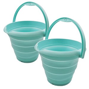 SAMMART 5L (1.32Gallon) Collapsible Fishing Bucket - 1 of 4