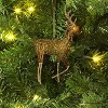 Christmas Wire Wrapped Reindeer Ornament Gold - Wondershop™ - 2 of 3
