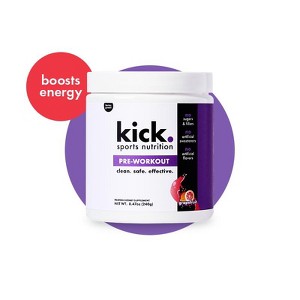 Kick Sports Nutrition Pre Workout Powder, Grapefruit Flavor, 30 Servings - 1 of 4