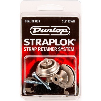 thumbnail image 2 of Dunlop Dual Design Straplok System - Silver/Nickel Guitar Strap Locks 2 of 12