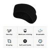 Anna-Kaci Winter Fleece Headband Moisture-Wicking for Running Sports Workouts Cold Weather Ear Warmer Unisex - 2 of 4