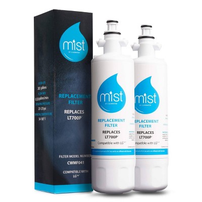 Mist LT700P Replacement for LG LT700P, ADQ36006101, Kenmore 46-9690 Refrigerator Water Filter (2pk): KenmoreClear 46-9690, LG Water Filter LT1000P