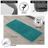 Evideco French Home Goods Ultra-Soft Microfiber Bath Mat Runner - Non-Slip, Machine Washable - Perfect for Double Sinks & Bathrooms - 3 of 4