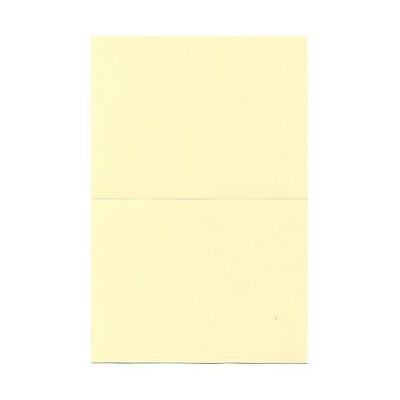 JAM Paper Strathmore Foldover Cards A7 Size 5.25 x 7.25 80lb Ivory Wove 37806092