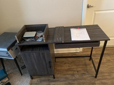 Realspace plank store writing desk