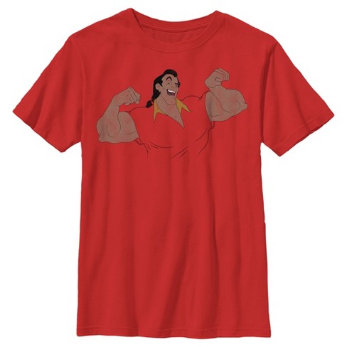 Boy's Beauty and the Beast Distressed Gaston Flex T-Shirt - image 1 of 4