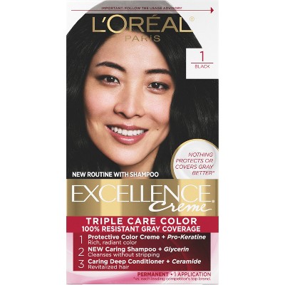 L'oreal Paris Excellence Triple Protection Permanent Hair Color - 6.3 Fl Oz  - 5ab Mocha Ash Brown - 1 Kit : Target