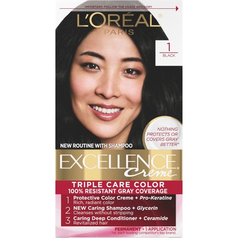 L'oreal Paris Excellence Triple Protection Permanent Hair Color - 6.3 Fl Oz  : Target