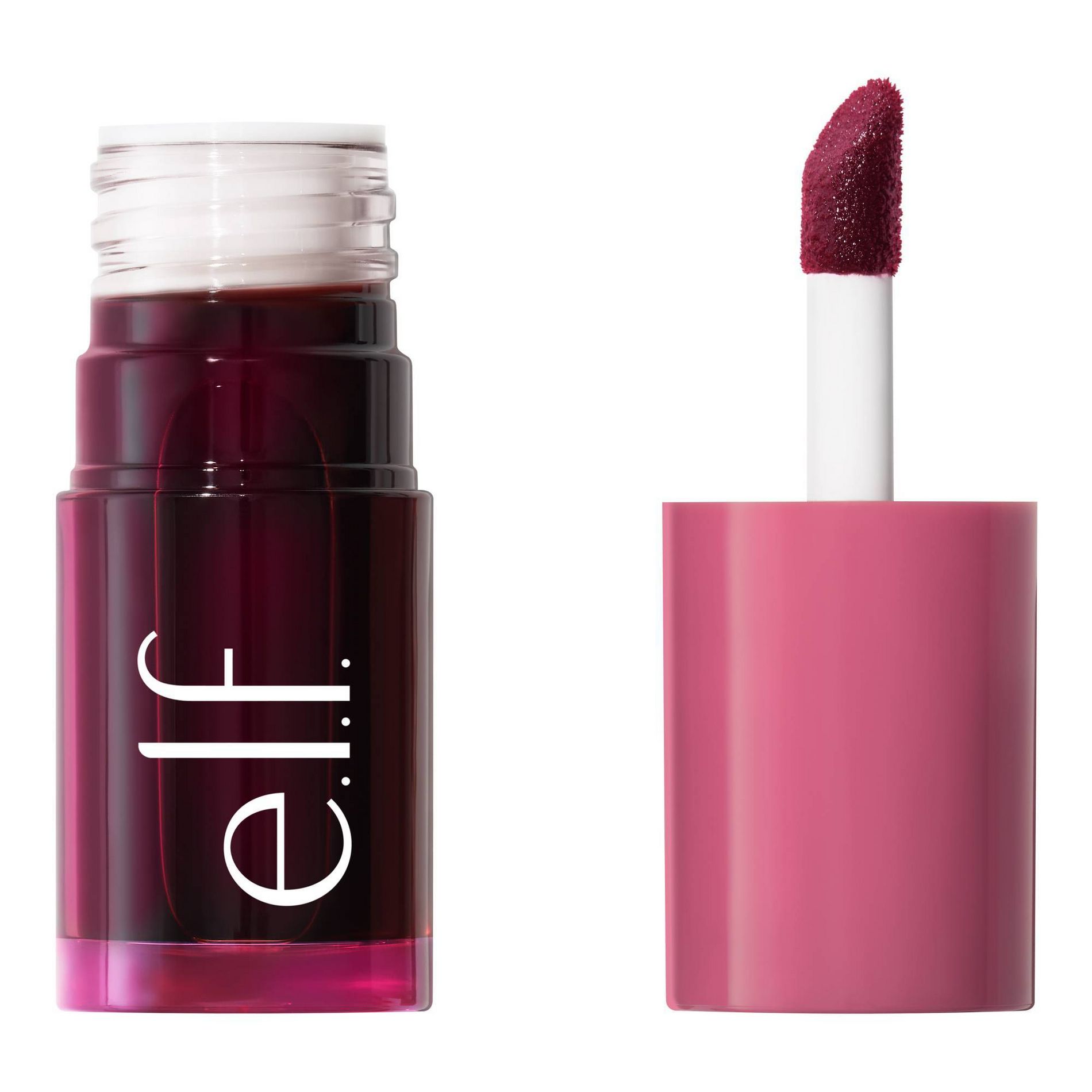 e.l.f. Sheer For It Blush Tint - Buildable Stain For Lips + Cheek - Plums Up - 0.22 fl oz