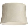 Springcrest 14" Top x 16" Bottom x 11" High x 11" Slant Print Lamp Shade Replacement Medium Wimberley Beige Drum Modern Softback Washer Harp Finial - 3 of 4