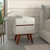 Alpine Furniture,Dakota Two Drawer Nightstand - 4 of 4