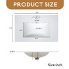 30" Bathroom Vanity , Modern Bathroom Cabinet with Sink Combo Set, Bathroom Storage Cabinet with a Soft Closing Door and 3 Drawers - Leovsnove - 3 of 3