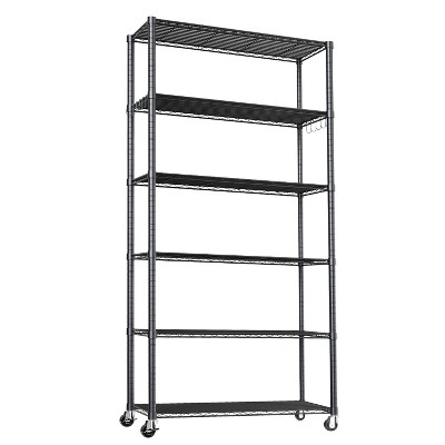 Hooure 4-Tier 88 qt. Collapsible Storage Bins Stackable Plastic Organizers