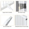 Chery Life 29.5-45.3" Wide Gate for Stairs, Indoor Dog Gate for Doorways, White - 4 of 4