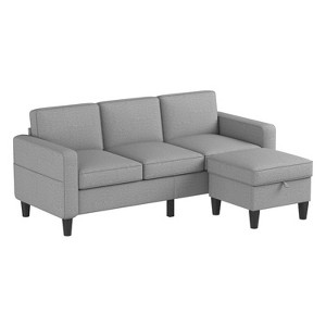VASIP for families, apartments, dorms, bonus rooms, compact Spaces with lounge lounges, 3 seater, L-shaped design for the chaise - 1 of 4