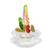 Crystal Expressions 2.75 In Rainbow Basket Figurine Saints Patrick's Day Irish Figurines - 3 of 3