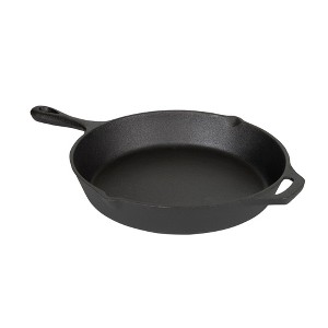 Stansport Preseasoned Cast Iron Skillet Frying Pan - 1 of 4