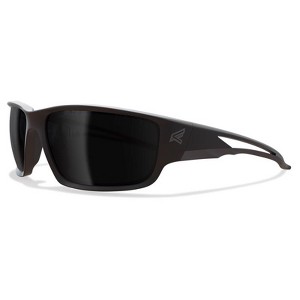 Edge Eyewear Kazbek Anti-Fog Polarized Safety Glasses Smoke Lens Black Frame - 1 of 1