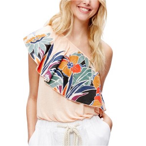 Free People Womens Annka Bubble Floral Pullover Blouse - 1 of 1