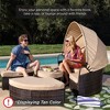 Best Choice Products 5-Piece Modular Patio Wicker Daybed Sectional w/ Adjustable Seats, Retractable Canopy - 2 of 4