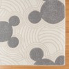 Disney Mickey Mouse Pop Art Modern Geometric High-Low Indoor Kids' Area Rug Gray/Ivory - image 2 of 4