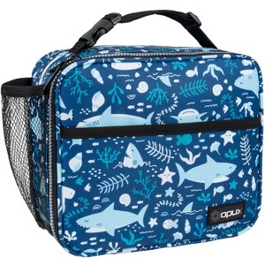 OPUX Insulated Lunch Bag, Leakproof Soft Cooler Tote Box School Kids Boys Girls, Small Compact Reusable Adult Men Women - 1 of 4
