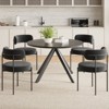 Bencmate Coffee Tables, Mid-Century Dining Table for 4-6 Person, Coffee Table for Kitchen,Dining Room,Living Room, Black, 47.2"*47.2"*29.5" - 3 of 4