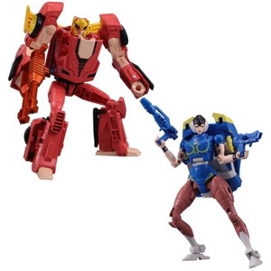 Autobot Hot Rod Ken and Arcee Chun-Li | Transformers Street Fighter 2 | Transformers Collaborative Action figures - 1 of 4