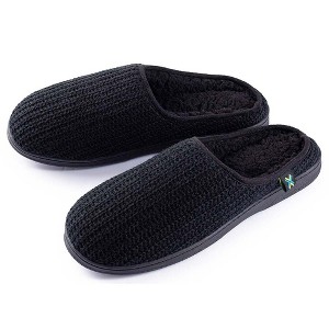 Roxoni Men’s Wool Slip-On Comfortable Knit House Slipper - 1 of 4