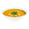 Smarty Had A Party 16 oz. White w/ Silver Rim Organic Plastic Soup Bowls - 120 Bowls - 3 of 4