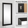 Dovelina Wood Freestanding Full Length Mirror Floor Mirror - 71"x32", Black - 4 of 4