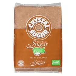 Crystal Sugar Light Brown Sugar - 2lbs