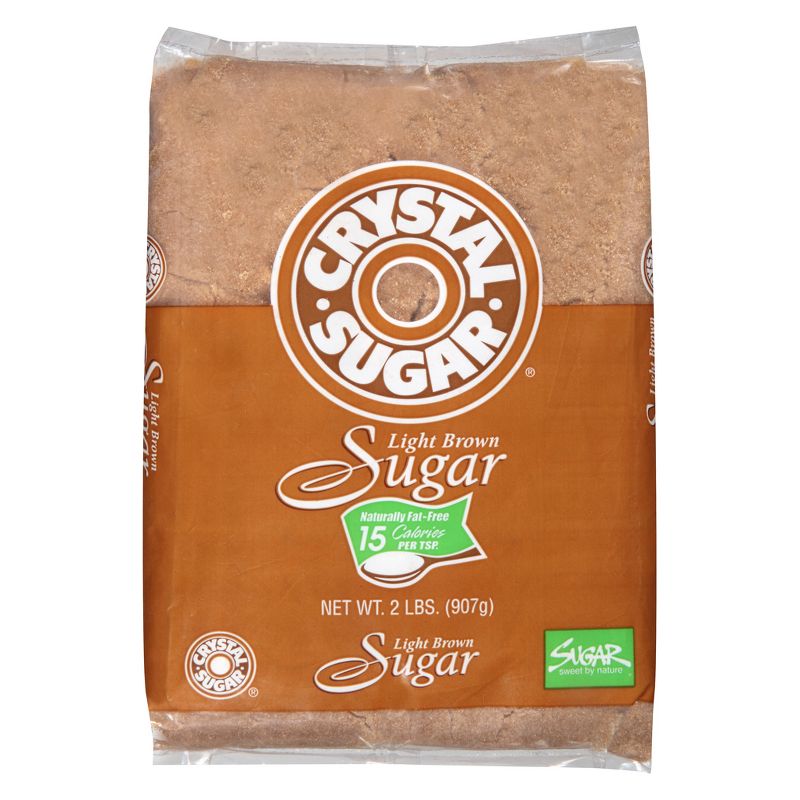 Crystal Sugar Light Brown Sugar - 2lbs, 1 of 2