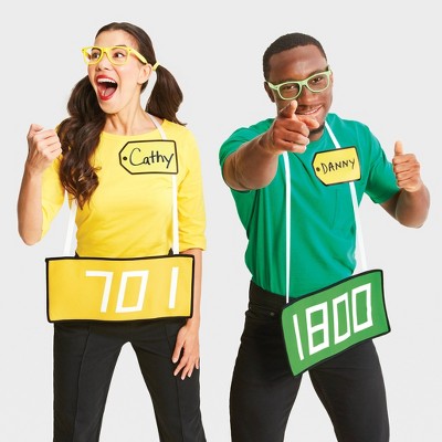 Adult Game Show Contestant Yellow and Green Halloween Costume Accessory Set - Hyde and EEK! Boutique™