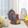 Northlight 11" Brown, Red and Blue Fall Harvest Turkey Tabletop Figurine - 2 of 4