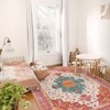 Lahome Ultra-Thin Washable Area Rug– Non-Slip Carpet for Girls Bedroom, Living Room,Office,Entryway,or Kitchen - 3 of 4