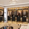 Aheaplus 30'' Freestanding Closet Organizer with Hanging Rods and Drawers, Closet System with Storage Shelves - 3 of 4