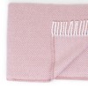 HomeRoots 70" X 55" Dusty Rose Woven Cotton Herringbone Plush Throw Blanket - 3 of 3