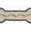 Earth Rugs Olive Border Dog Bone Shaped Braided Jute Stair Tread – 9"x24" - 2 of 3