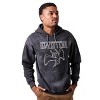 Led Zeppelin Falling Icarus Logo Long Sleeve Black Cloud Wash Hooded Sweatshirt - 3 of 4