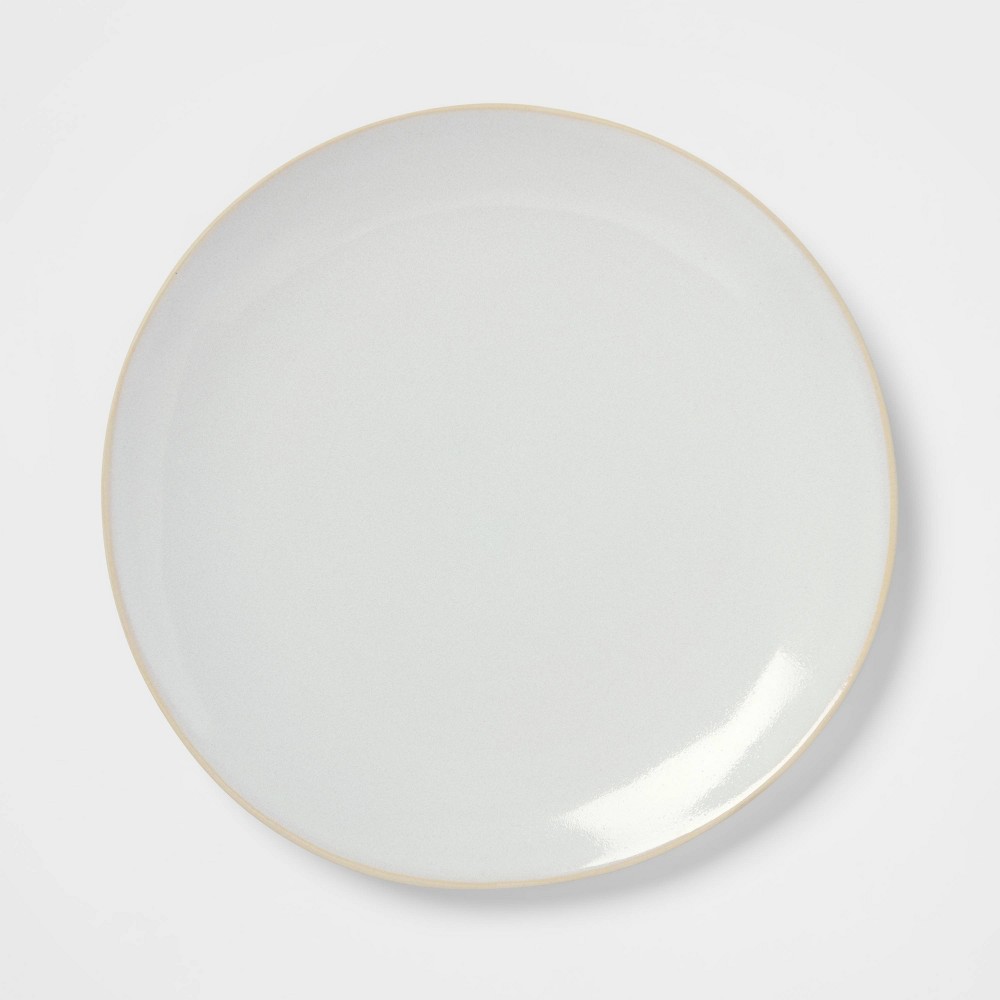 Photos - Other kitchen utensils 10" Stoneware Wethersfield Dinner Plate White - Threshold™