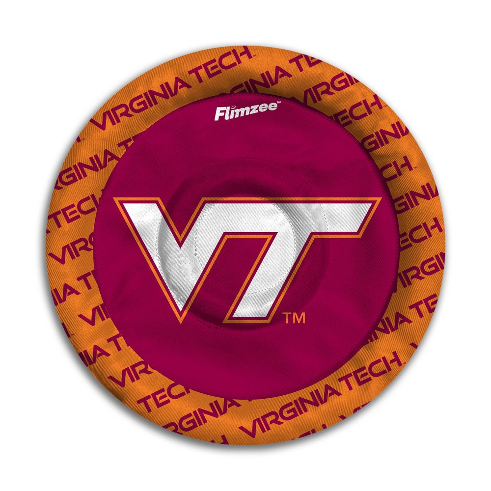 NCAA Virginia Tech Hokies Flimzee Flying Disc: Polyester, 10" Diameter