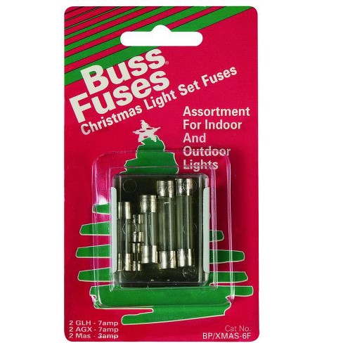 Bussmann 3 & 7 amps Christmas Fuse 6 pk - image 1 of 1